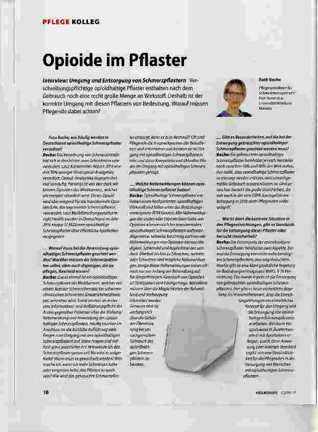 Vorschauseite 1: Opioide im Pflaster
