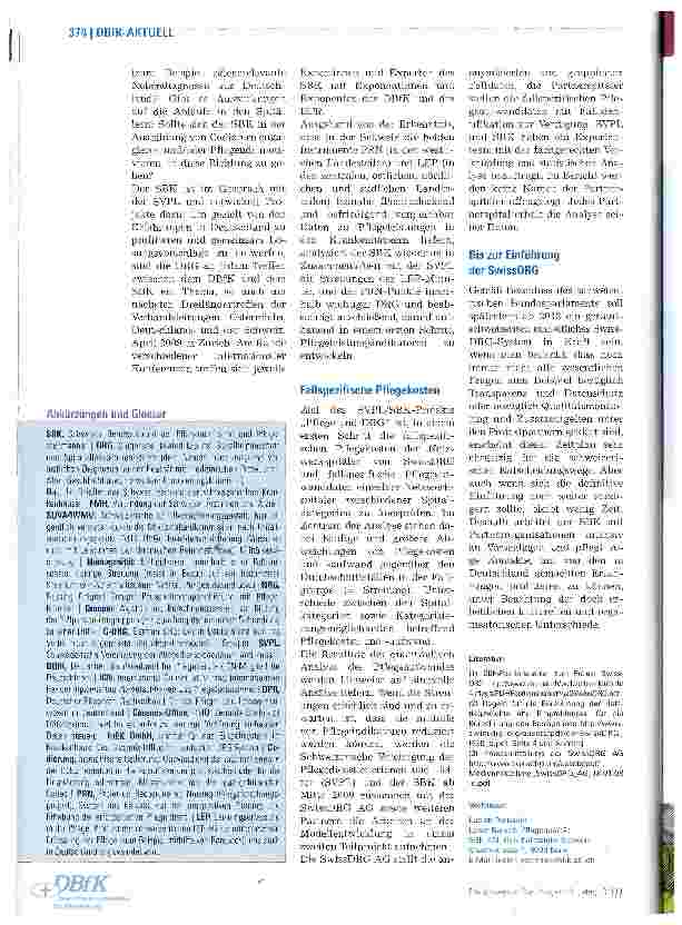 Vorschauseite 3: DRG in der Schweiz