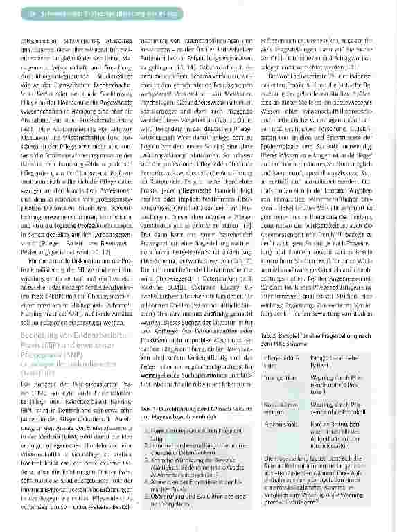 Vorschauseite 2: Professionalisierung der Pflege - vom Hilfsberuf zur evidenzbasierten Heilkunde?