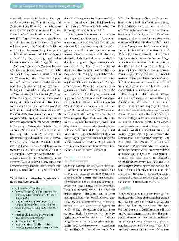 Vorschauseite 4: Professionalisierung der Pflege - vom Hilfsberuf zur evidenzbasierten Heilkunde?