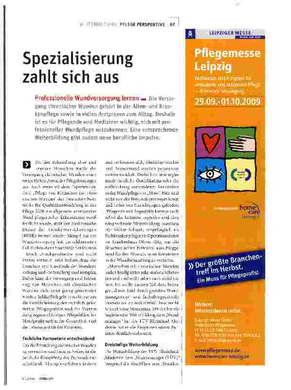 Vorschauseite 1: Spezialisierung zahlt sich aus