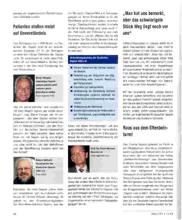 Vorschauseite 3: Sepsis goes public