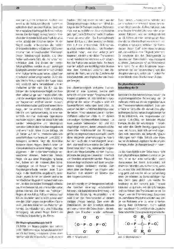 Vorschauseite 4: Osteogenesis imperfecta als physiotherapeutische Herausforderung? Teil (II)