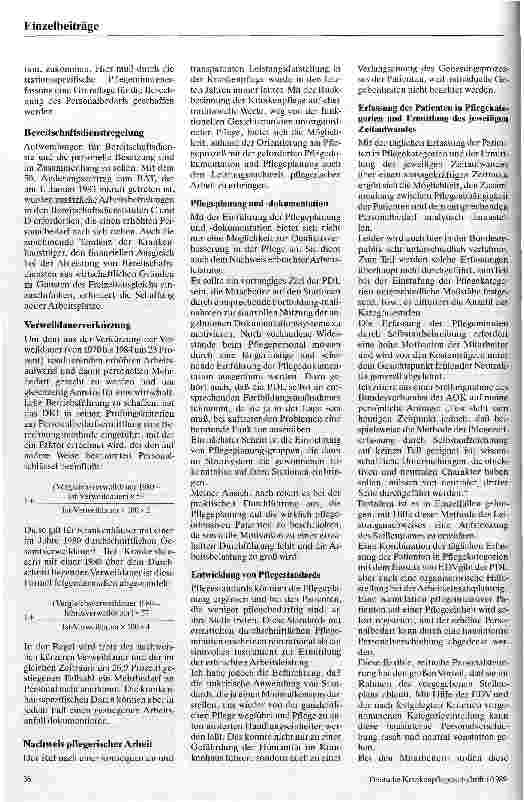 Vorschauseite 4: Einflußmöglichkeiten der Pflegedienstleitung auf die Personaleinsatzplanung