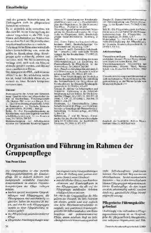 Vorschauseite 6: Einflußmöglichkeiten der Pflegedienstleitung auf die Personaleinsatzplanung