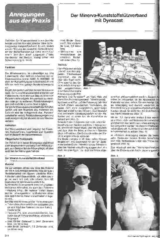 Vorschauseite 1: Der Minerva-Kunststoffstützverband mit Dynacast