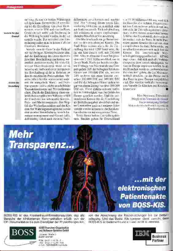 Vorschauseite 2: Umstellung der Verrechnungseinheit Der Euro im Krankenhaus