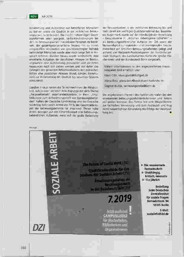 Vorschauseite 3: Fachforum für Leitungen örtlicher Betreuungsbehörden