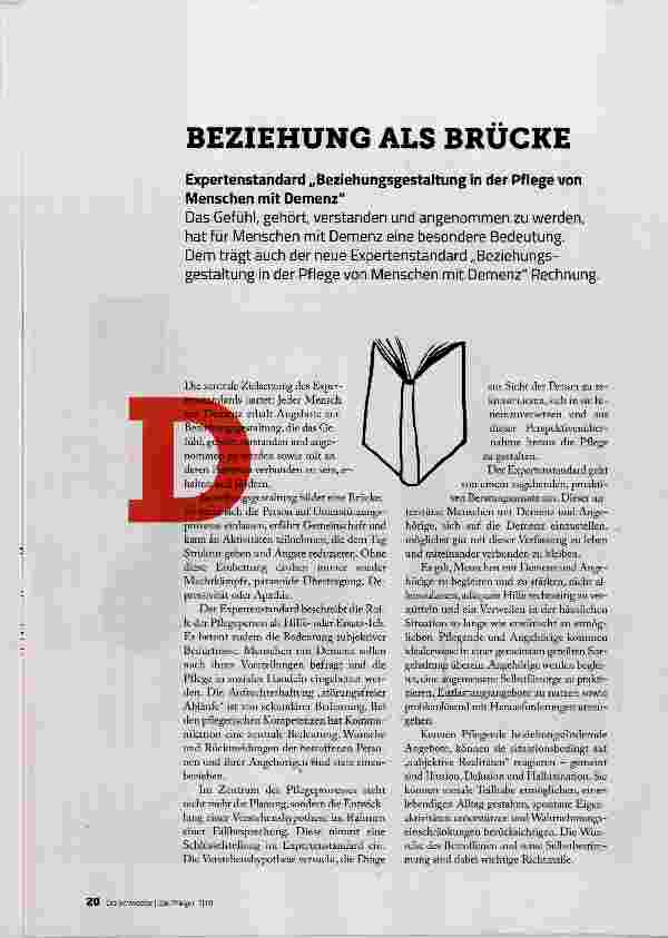 Vorschauseite 1: BEZIEHUNG ALS BRÜCKE