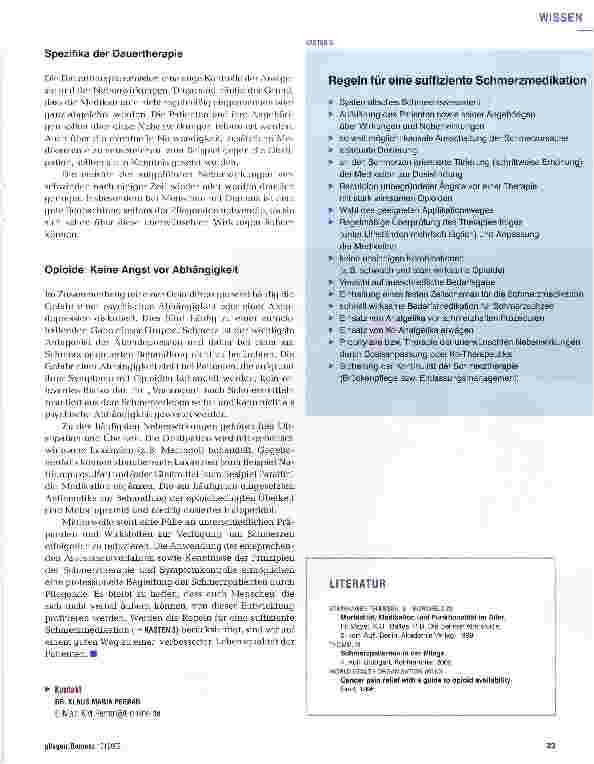 Vorschauseite 4: Medikamente gegen den Schmerz