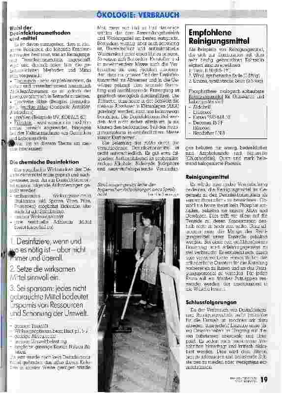 Vorschauseite 4: Gezielte und umweltschonende Hygiene Umweltschonende Desinfektion und Reinigung