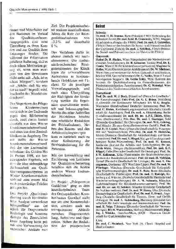 Vorschauseite 2: Deusch-Österreichischer Golden Helix Preis 1998 für das Pflegeheim Klosterneuburg bei Wien