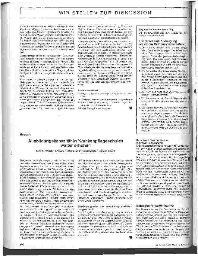 Vorschauseite 2: Die Eigenständigkeit des Pflegeberufeseine Selbstverständlichkeit oder ein Problem