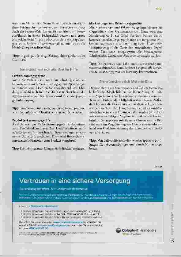 Vorschauseite 4: Anders sehen: Das richtige Hilfsmittel finden