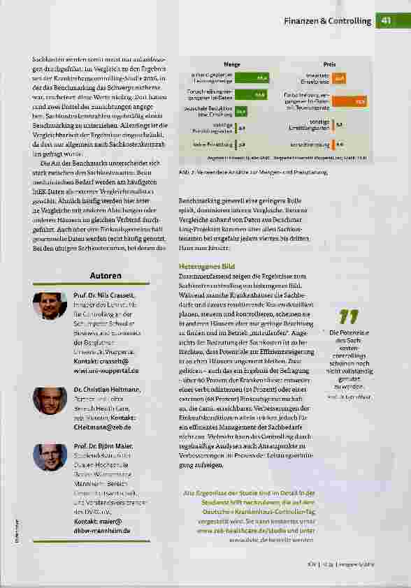 Vorschauseite 4: Controlling der Sachkosten