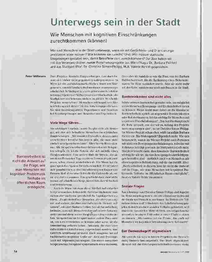 Vorschauseite 1: Unterwegs sein in der Stadt