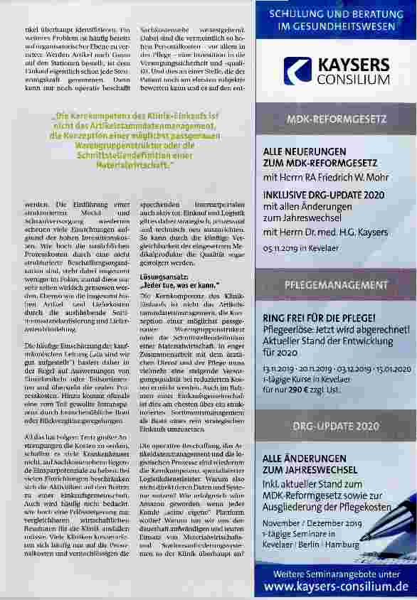 Vorschauseite 3: Die Standards sind da, sie müssen nur genutzt werden!