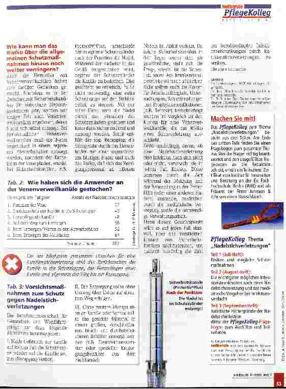 Vorschauseite 2: Nadelstichverletzungen Teil 1