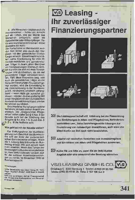Vorschauseite 2: Die Novelle zum Heimgesetz -Der Zwischenstand-