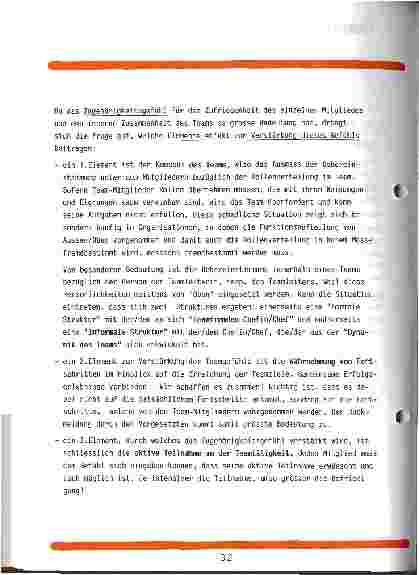 Vorschauseite 2: Welches sind die Voraussetzungen für ein funktionsfähiges Team? Teil 2