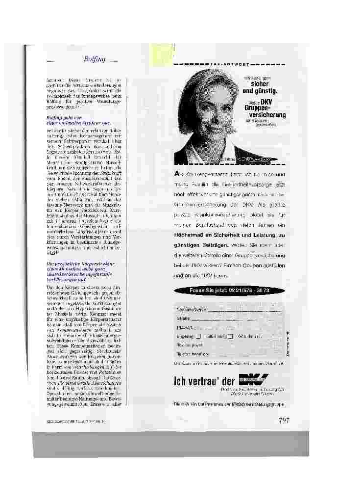 Vorschauseite 3: Rolfing® - die Methode der Strukturellen Integration nach Dr. Ida Rolf