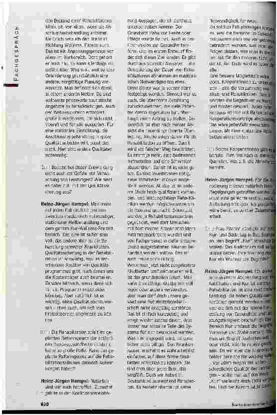Vorschauseite 2: Rehabilitation - die Sparquelle?