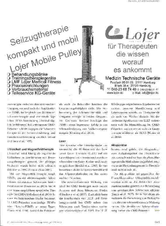 Vorschauseite 5: Evidenzbasierte Physiotherapie bei kraniomandibulären Dysfunktionen (CMD)