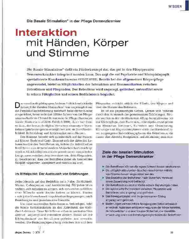 Vorschauseite 1: Interaktion mit Händen, Körper und Stimme