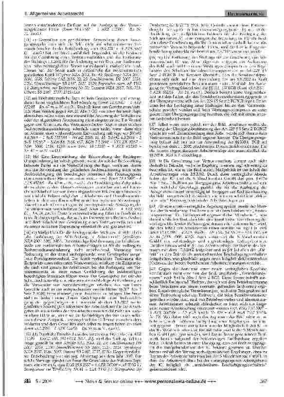 Vorschauseite 4: Auslegung einer nach dem 31. Dezember 2001 einzelvertraglich vereinbarten Bezugnahmeklausel - Verbandsaustritt des Arbeitgebers - Vertrauensschutz
