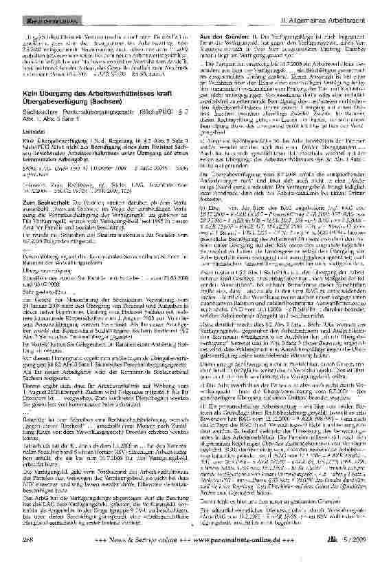 Vorschauseite 5: Auslegung einer nach dem 31. Dezember 2001 einzelvertraglich vereinbarten Bezugnahmeklausel - Verbandsaustritt des Arbeitgebers - Vertrauensschutz