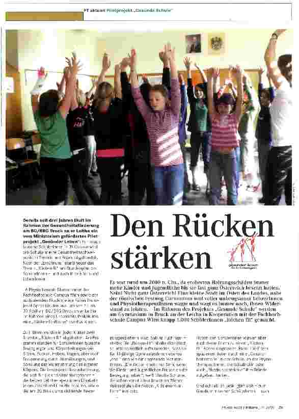 Vorschauseite 1: Den Rucken stärken