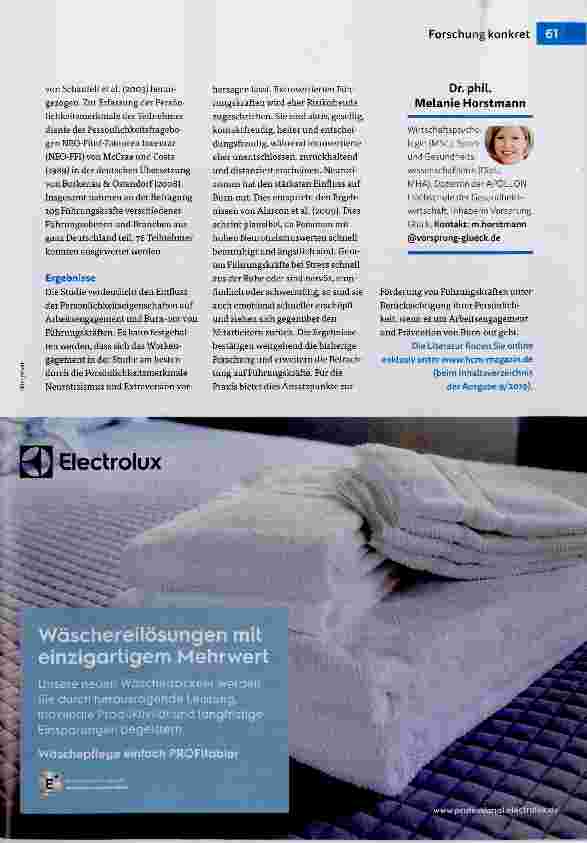 Vorschauseite 2: Es geht um die Persönlichkeit