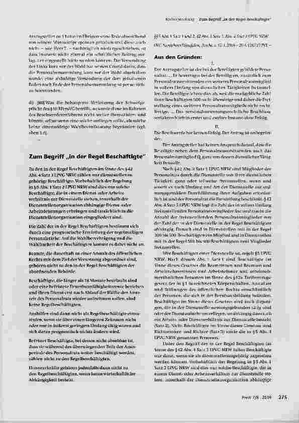 Vorschauseite 1: Zum Begriff „in der Regel Beschäftigte