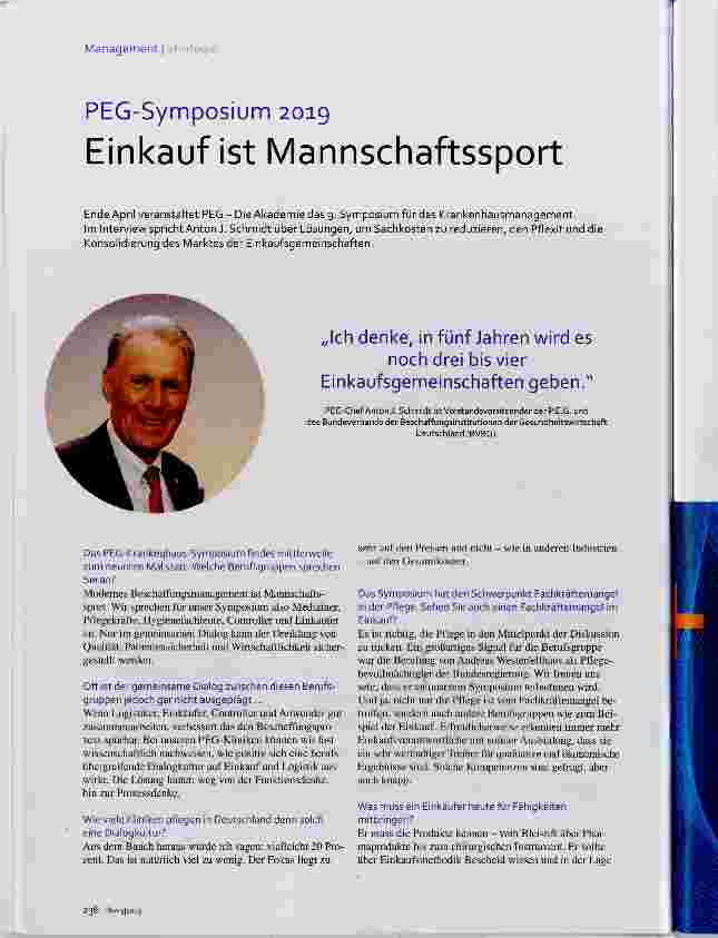 Vorschauseite 1: Einkauf ist Mannschaftssport
