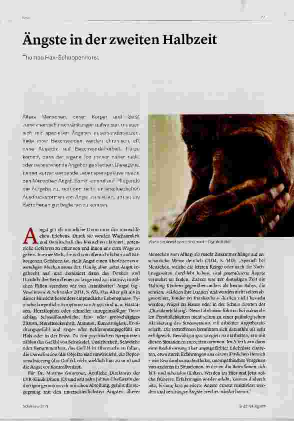 Vorschauseite 1: Ängste in der zweiten Halbzeit