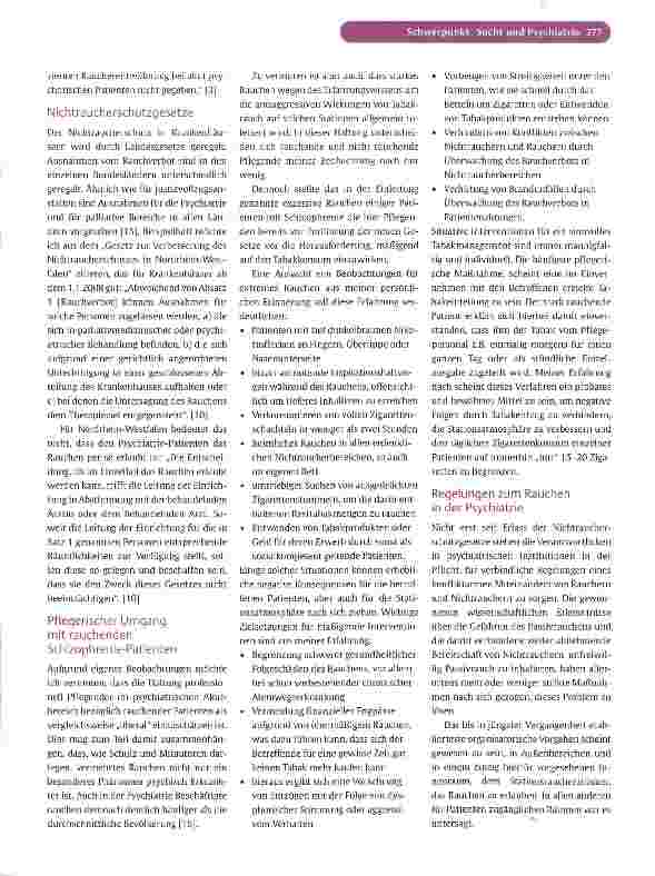 Vorschauseite 4: Rauchende Schizophrenie-Patienten im „Spannungsfeld Nichtraucherschutz