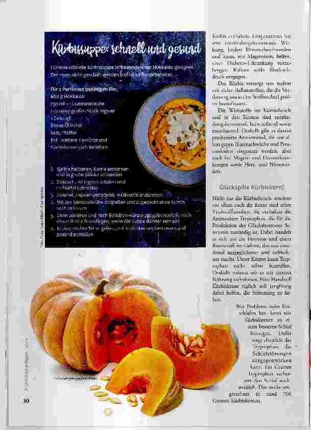 Vorschauseite 2: Glück zum Essen