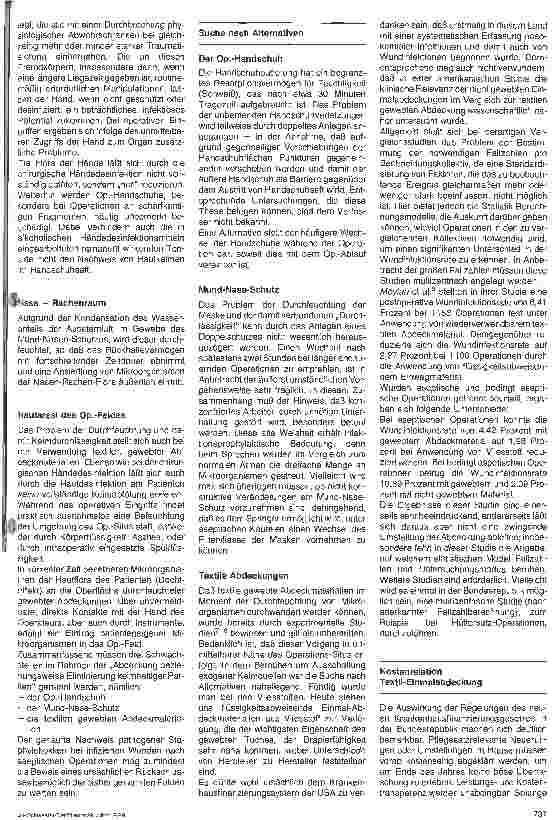 Vorschauseite 3: Wundinfektionen ein schicksalhaftes Geschehen?