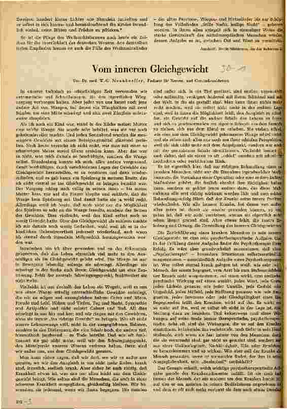 Vorschauseite 1: Vom inneren Gleichgewicht