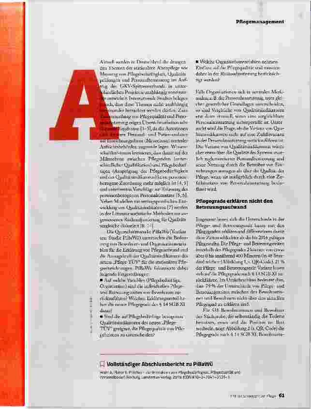 Vorschauseite 2: Der unerklärte Pflegeaufwand