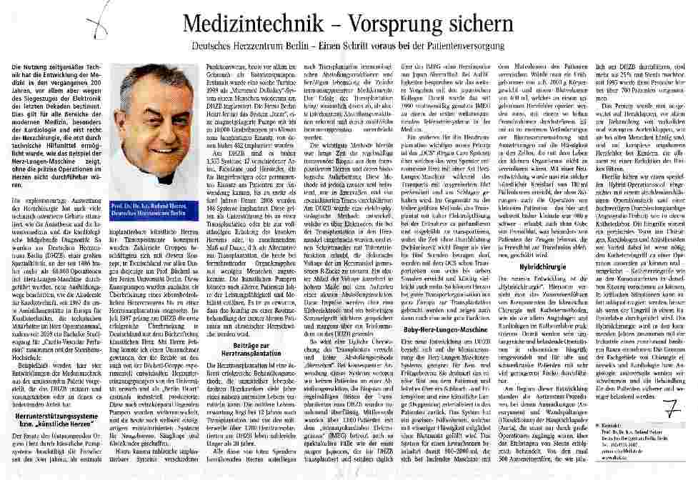 Vorschauseite 1: Medizintechnik - Vorsprung sichern