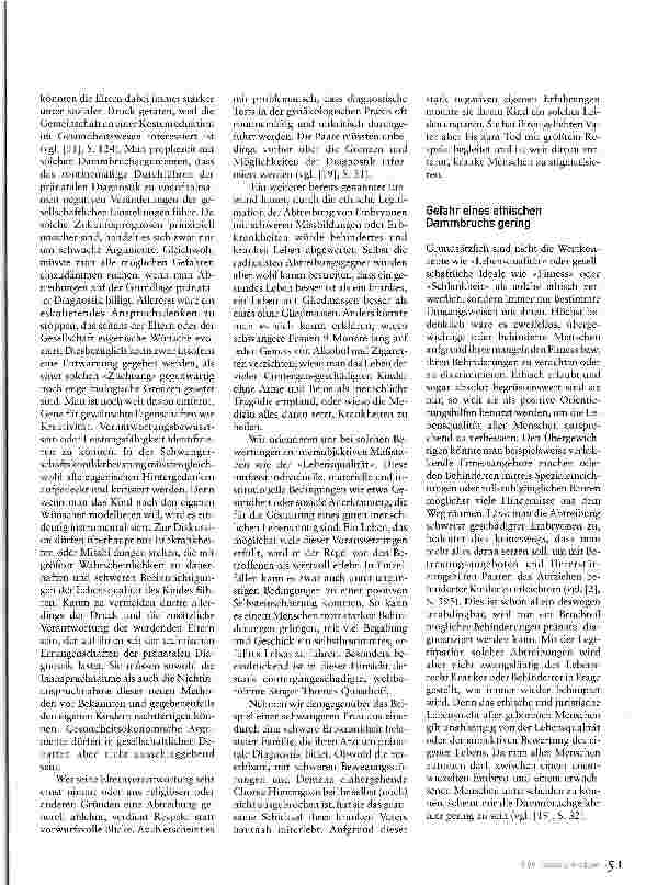 Vorschauseite 4: Pränatale Diagnostik und SchwangerschaftsabbruchEthische Reflexionen zur Abtreibung