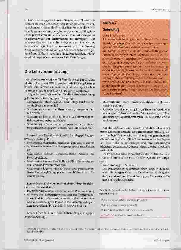 Vorschauseite 3: Studiengangsübergreifendes Lernen im SimLab