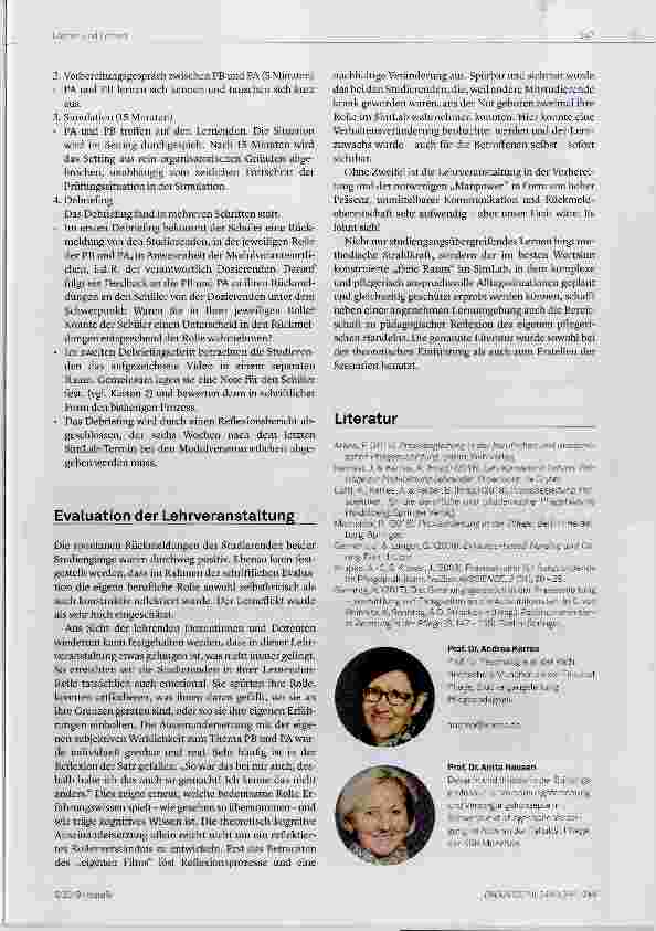 Vorschauseite 4: Studiengangsübergreifendes Lernen im SimLab