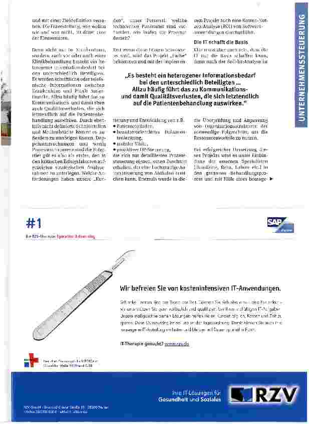 Vorschauseite 2: Ein Projekt - zwei Ziele