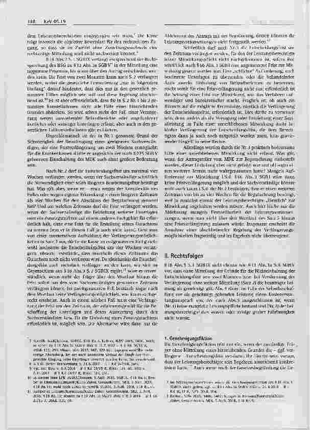 Vorschauseite 2: Rechtsfolgen bei nicht rechtzeitiger Entscheidung über Anträge auf Leistungen zur Teilhabe