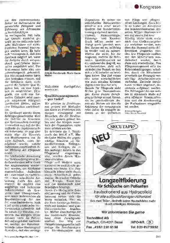 Vorschauseite 2: Die Pflege am Vorabend der Jahrtausendwende