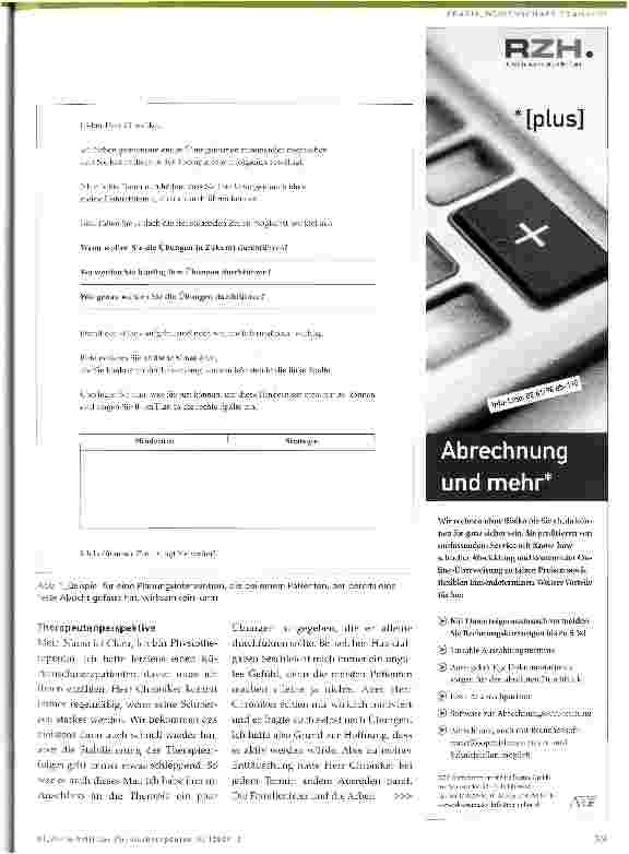 Vorschauseite 2: Behandlungserfolg durch Planungsintervention?
