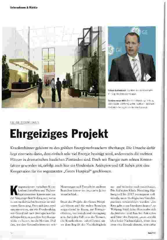 Vorschauseite 1: Ehrgeiziges Projekt
