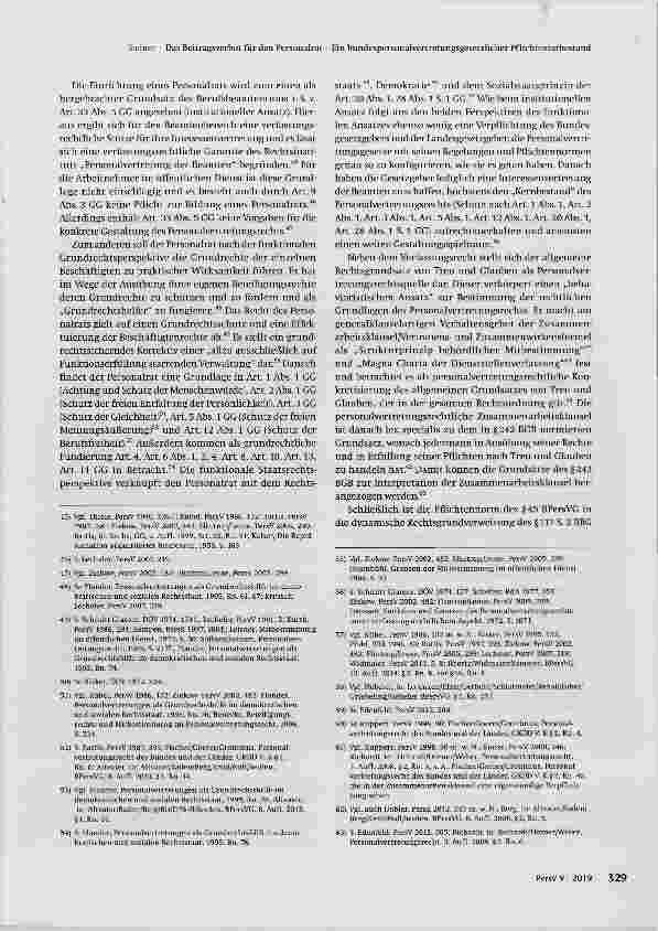 Vorschauseite 5: Das Beitragsverbot für den Personalrat Ein bundespersonalvertretungsgesetzlicher Pflichtentatbestand